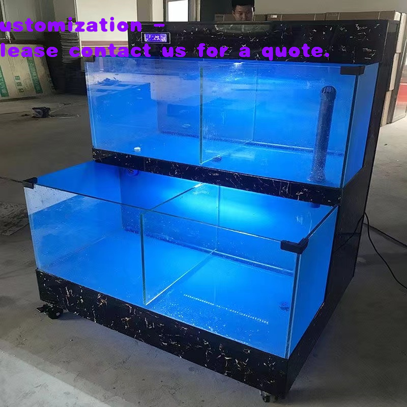 Aquarium Fish Market - Rechthoekig aquarium voor buitengebruik in supermarkten,