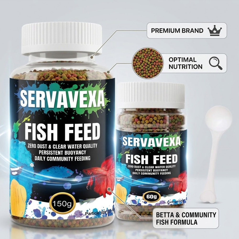 Tetra Fish In Aquarium - 60g/150g Kleine Tropische Visvoer 0,5-1,5mm Micro