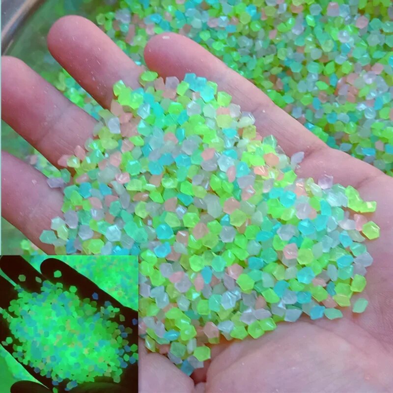 Aquarium Fish That Glow In The Dark - 1000 Stuks 3-5Mm Lichtgevende Zandgloed In