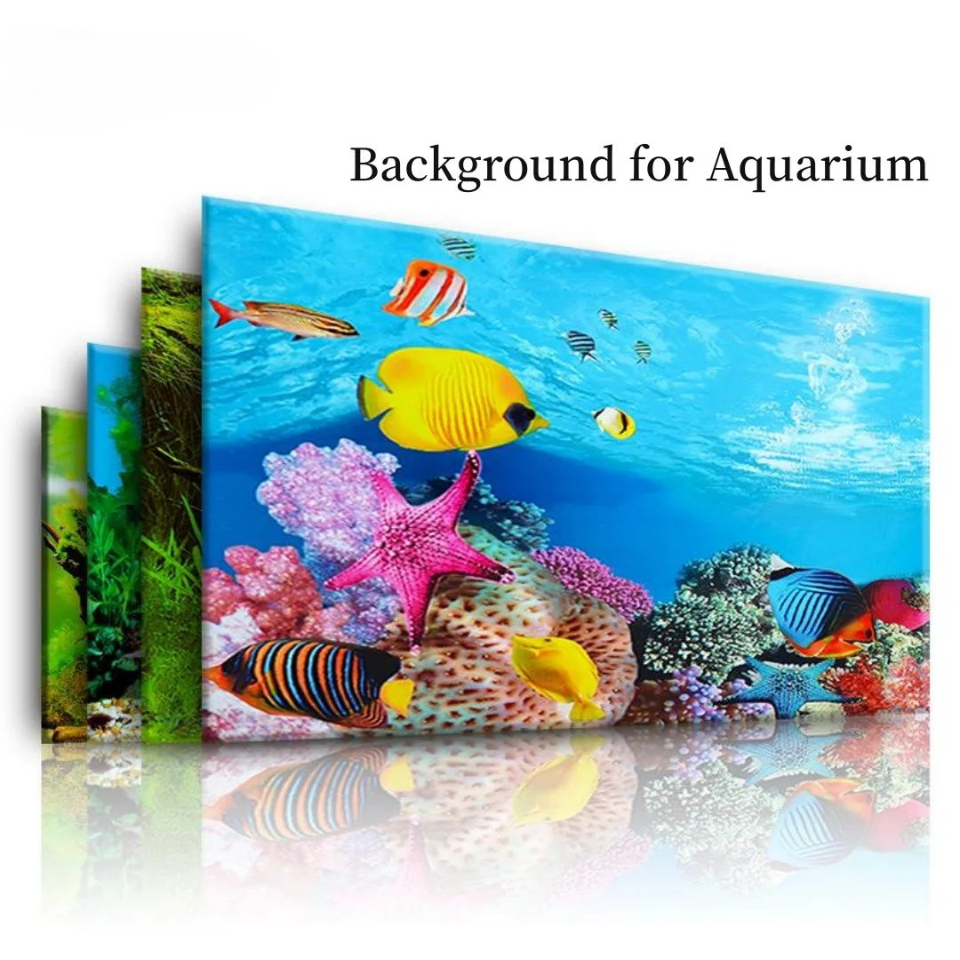 Background Film 3D - Achtergrond Aquarium 3D Sticker Poster Decoratie