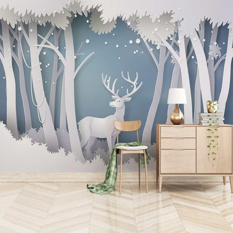 Background Film 3D - TV achtergrond wanddecoratie wanddoek 3D behang