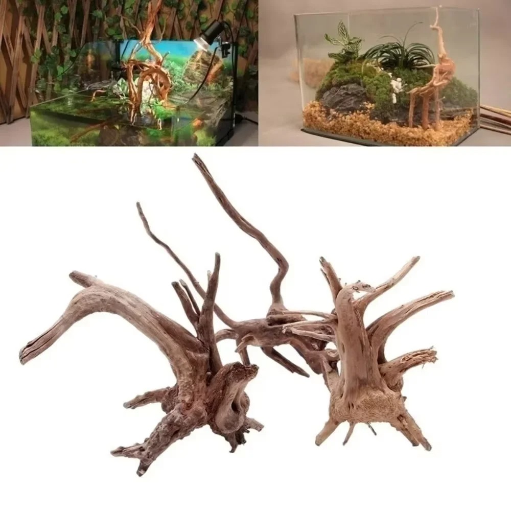 Aquarium Fish Fishing - 15-20CM Natuurlijk Drijfhout Aquariumdecoratie - Premium