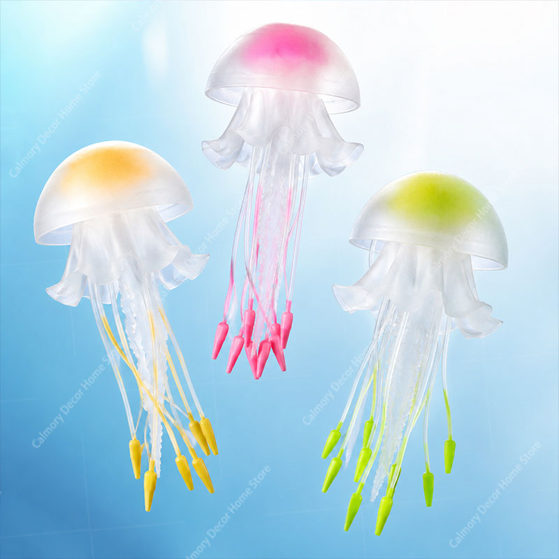 Aquarium Fish Discus - Creatief gesimuleerd zwevend fluorescerend gloeiend effect