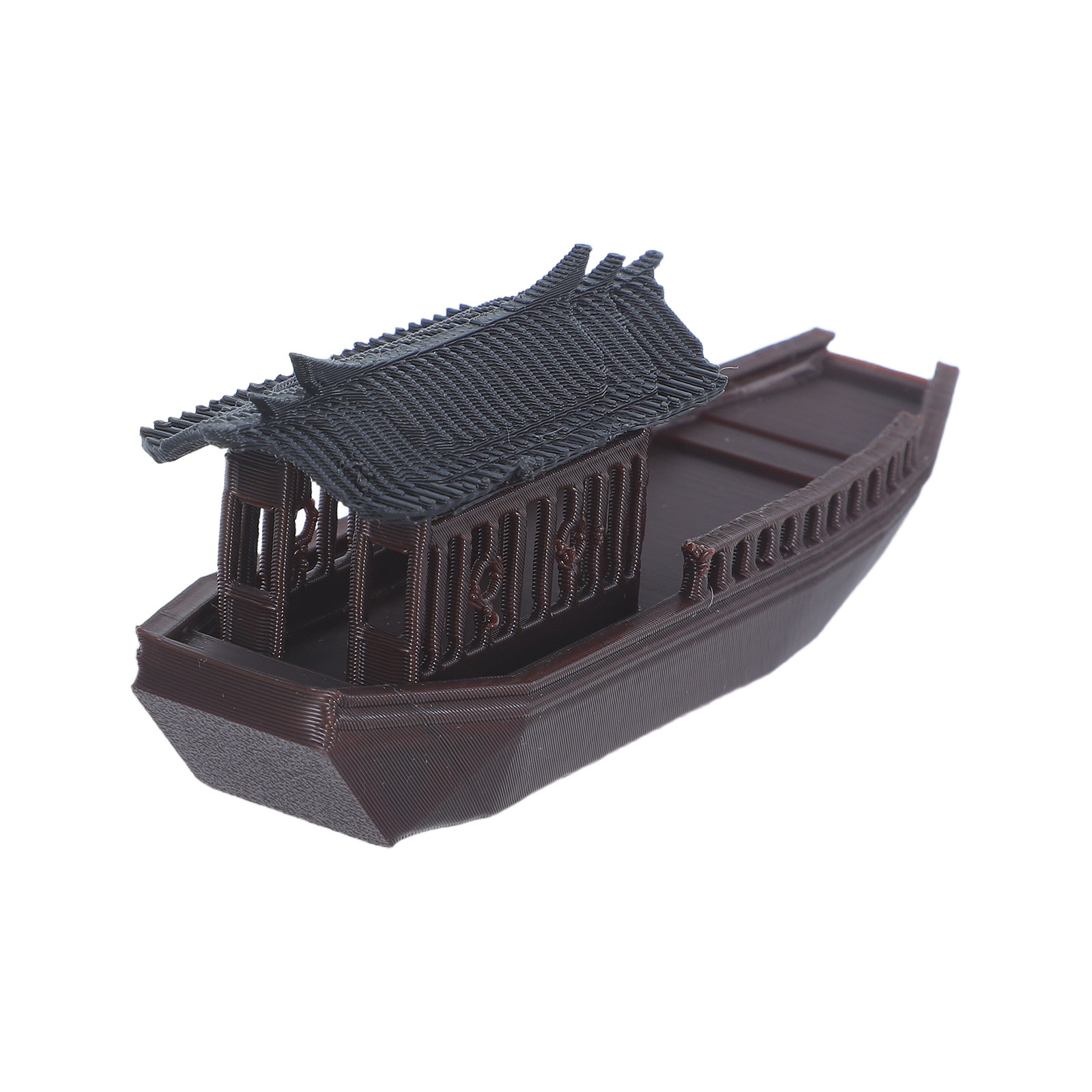 Aquarium Fish Fishing - Miniatuur Chinese Visboot Vintage Drijvend Decor