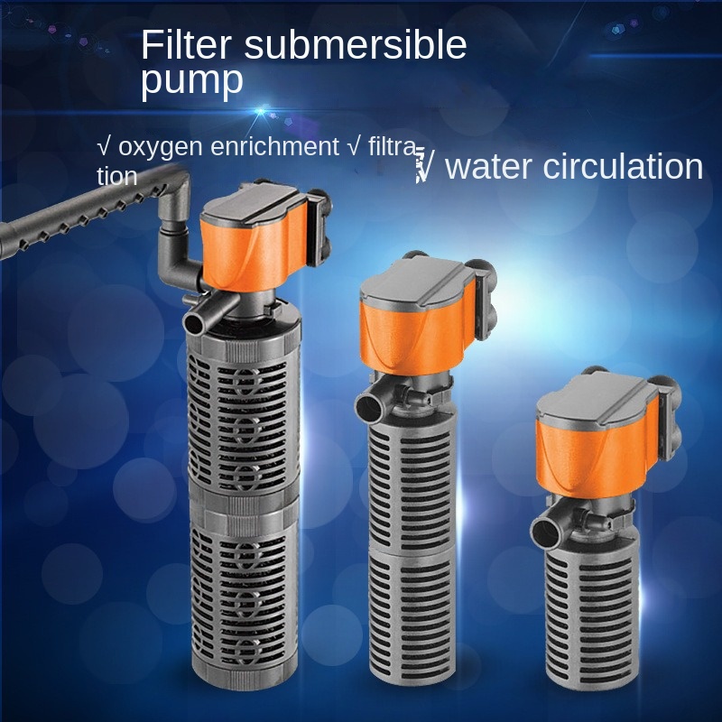Aquarium Xilong - Xilong 666/777 mini aquarium waterpomp drie-in-een