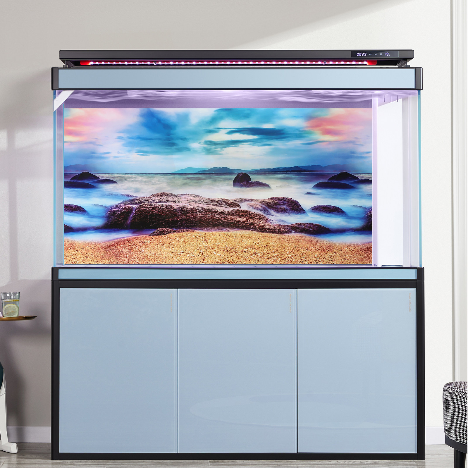 Achtergrondpapier voor aquariu - Background Film 3D recensie en prijs