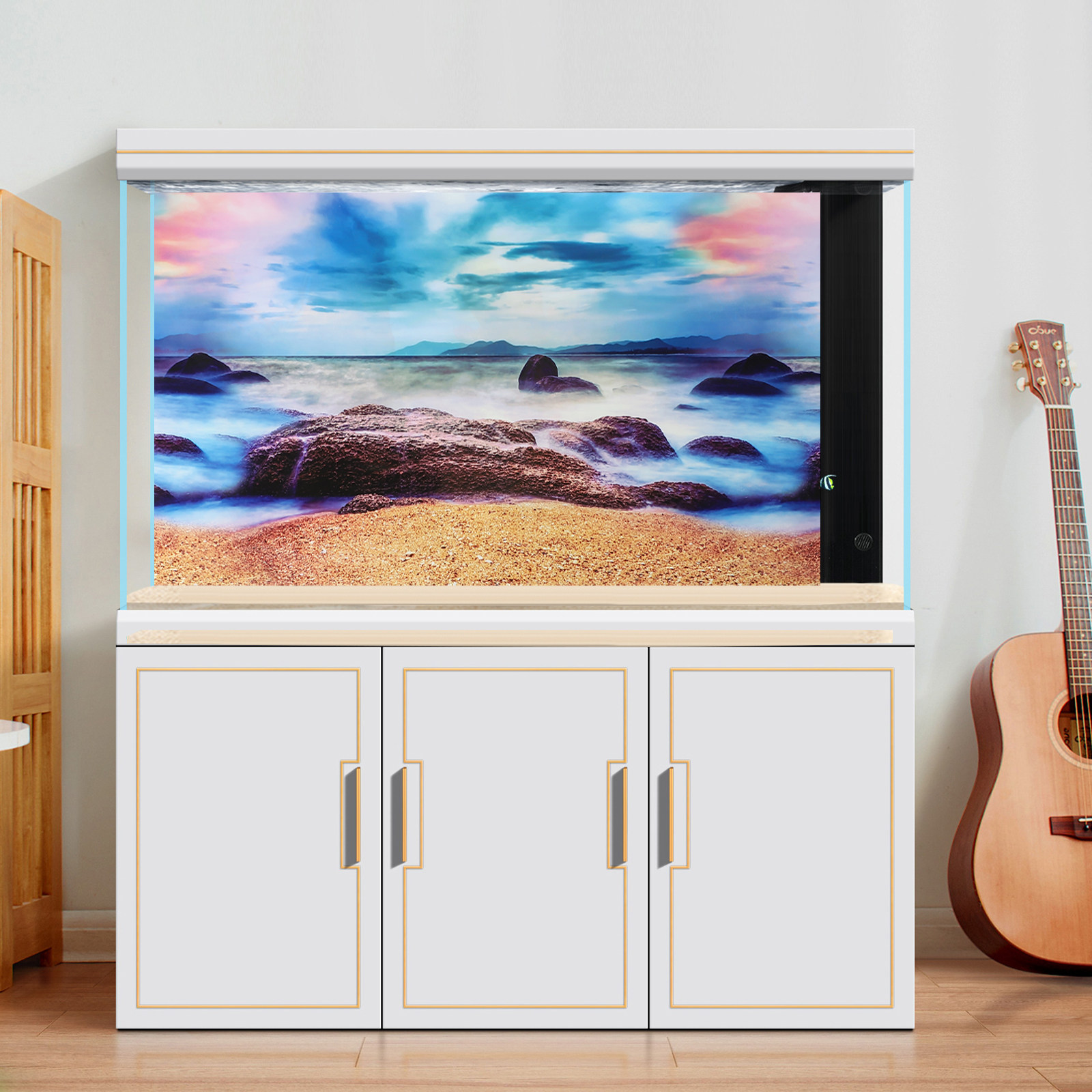 Achtergrondpapier voor aquariu - Background Film 3D recensie en prijs