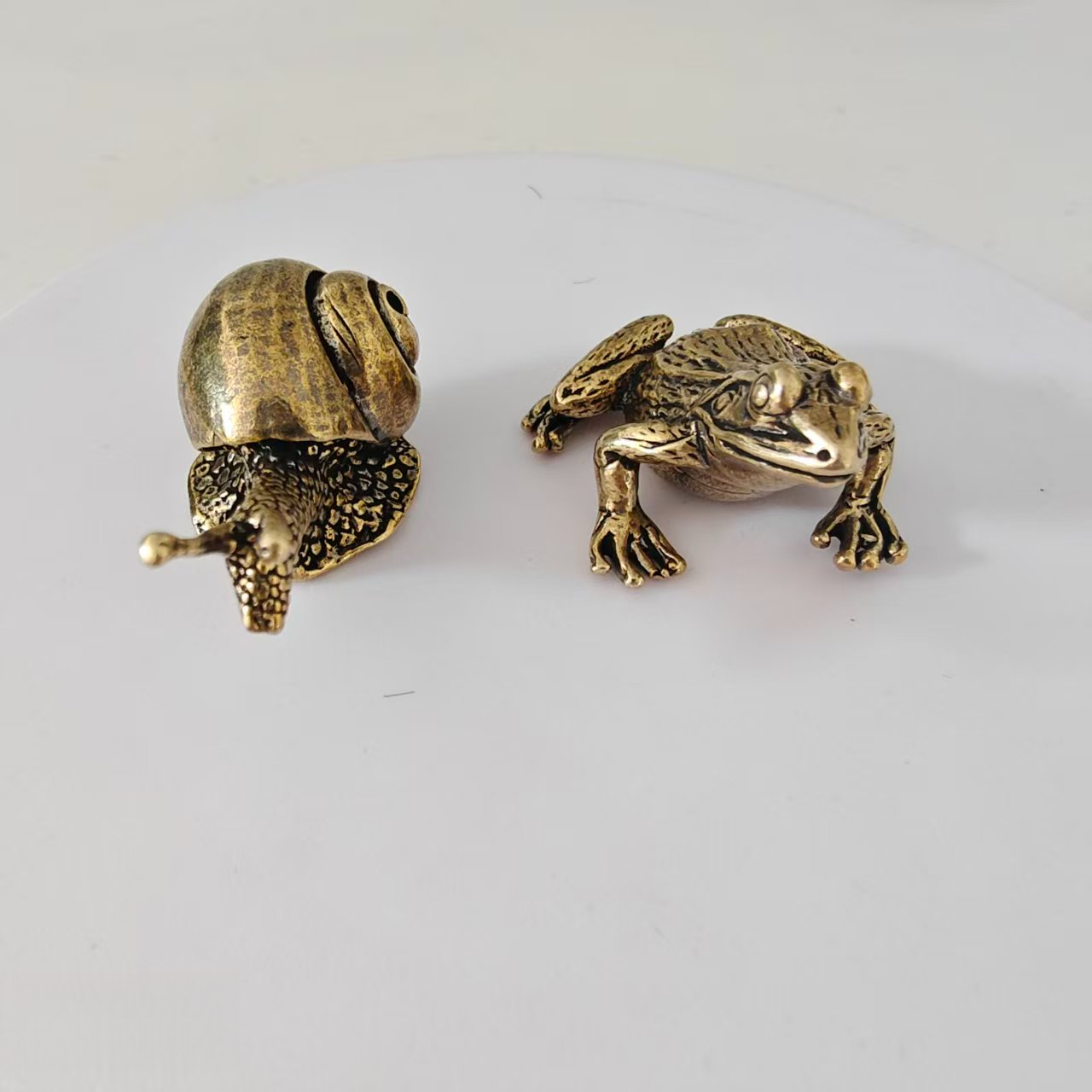 2 stuks messing mini-ornamente - Aquarium Fish Fishing recensie en prijs