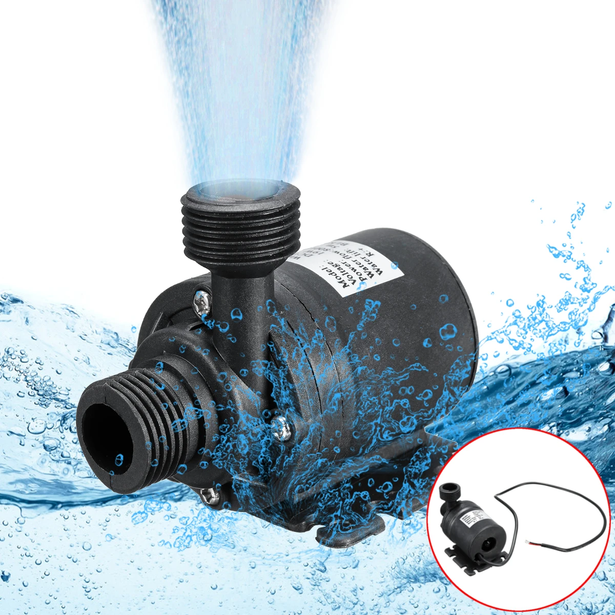 12V DC Dompelpomp 800L/H 5M Ho - Powerhead Circulation Pump recensie en prijs