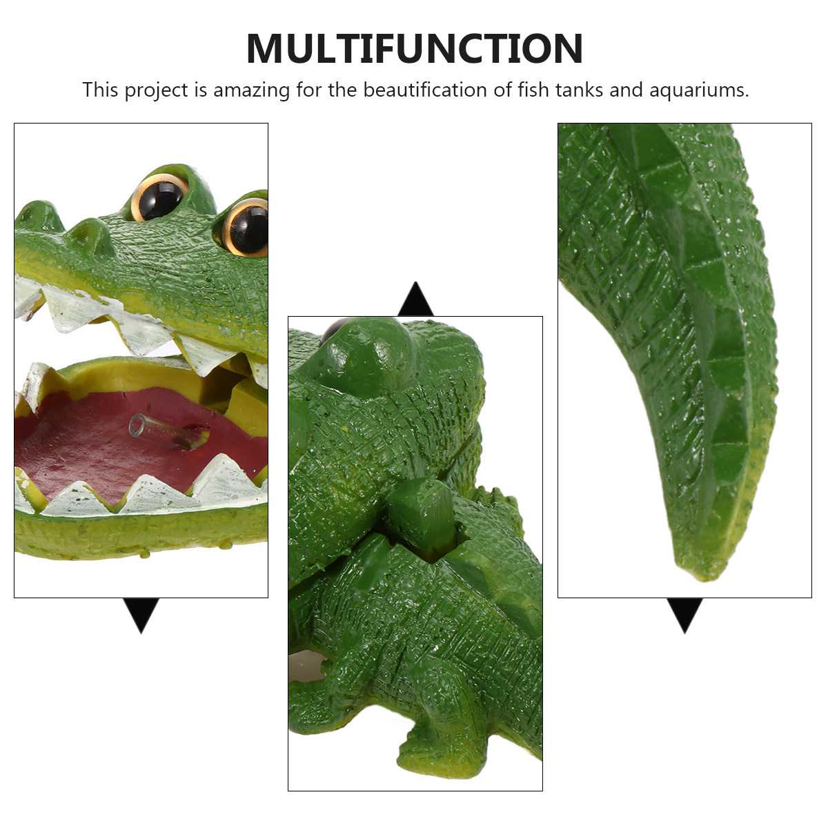 Creatieve hars alligator bubbe - Aquarium Fish Alligator recensie en prijs