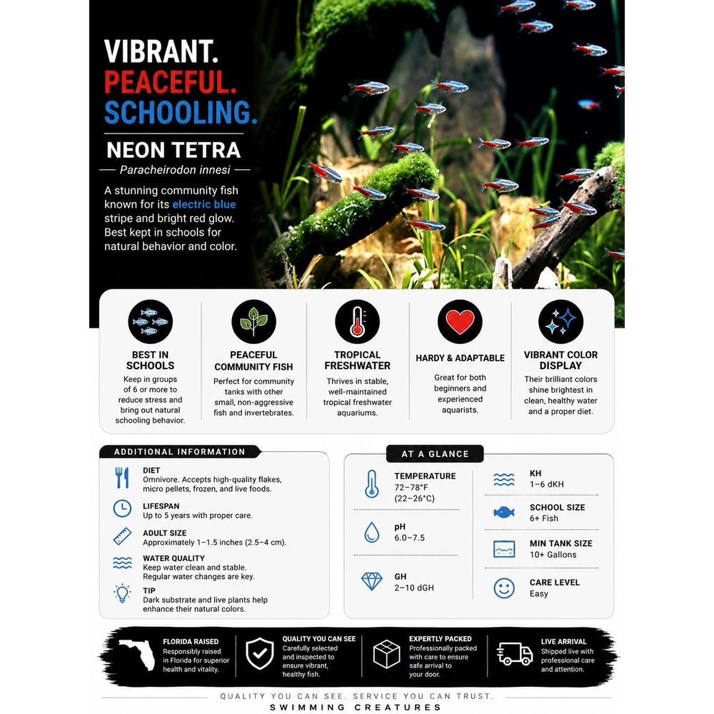 Zoetwater Neon Tetra Vissen (G - Tetra Fish In Aquarium recensie en prijs